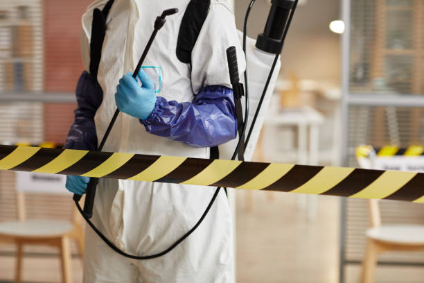 Professional Biohazard technician working in Hayward, WI